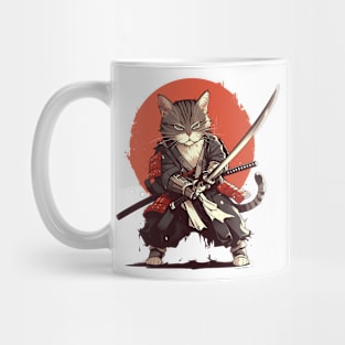 samurai cat Mug